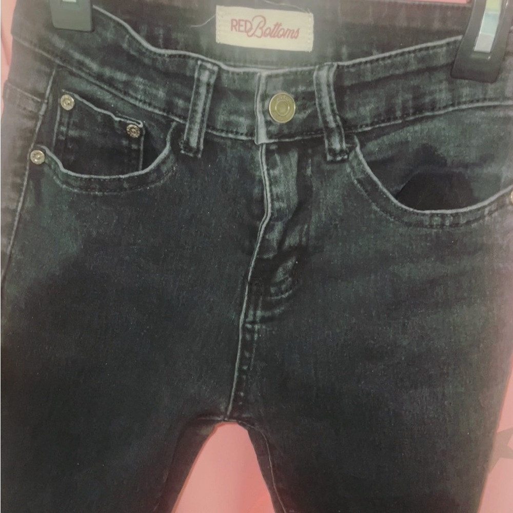 Christian Louboutin Black High Rise Jeans